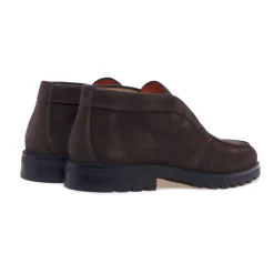 Calf-suede Almond-toe Loafer