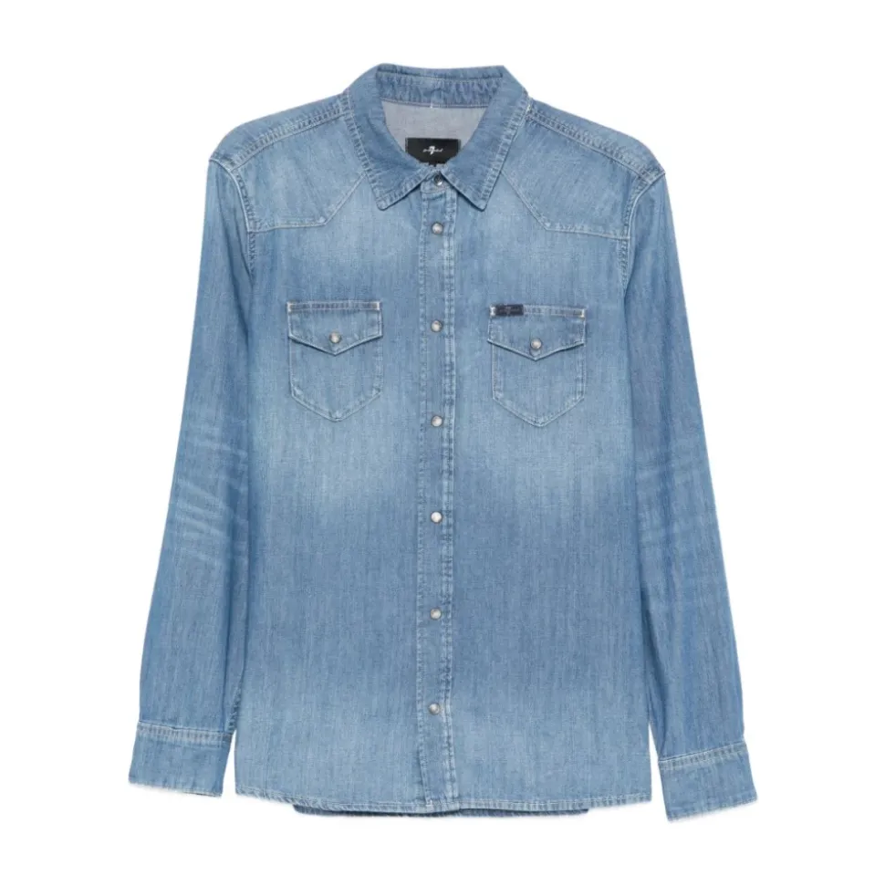 Camicia Effetto Sbiadito