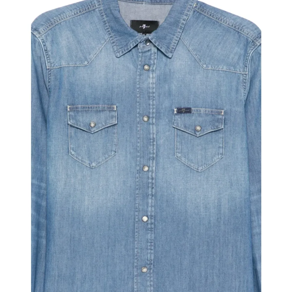 Camicia Effetto Sbiadito