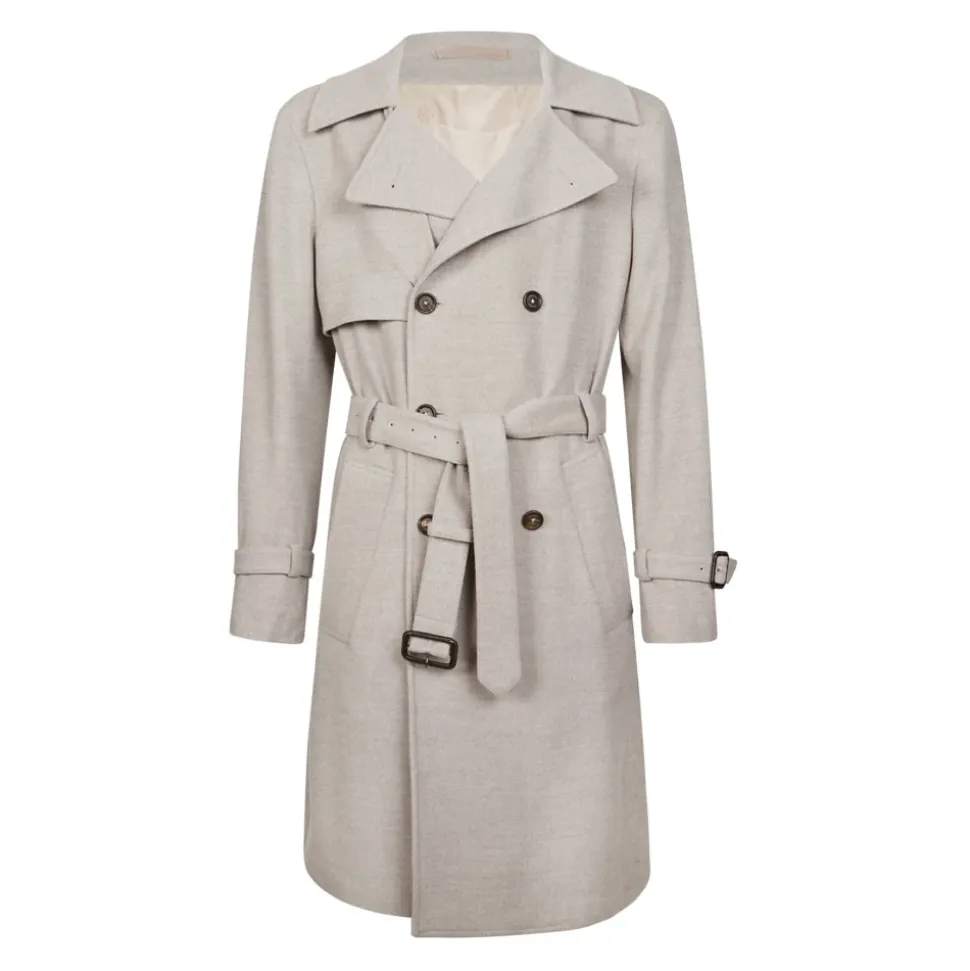 Cappotto Doppio Petto Cintura