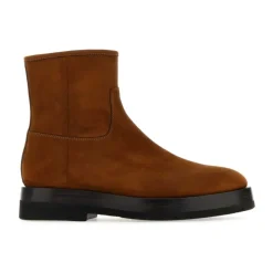 Caramel Suede Ankle Boots