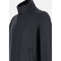Carcoat In Easy Wool And Light Faux Fur