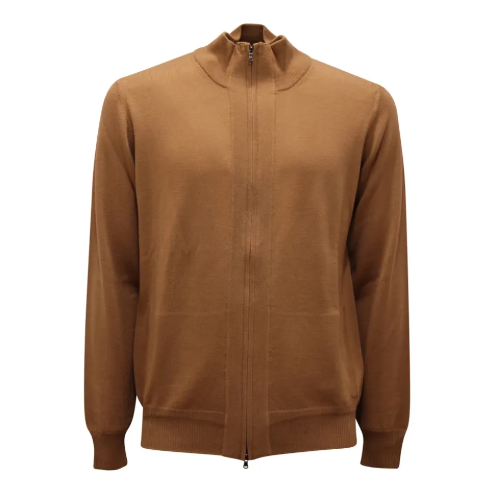 Cardigan Wool Full-Zip Sweater
