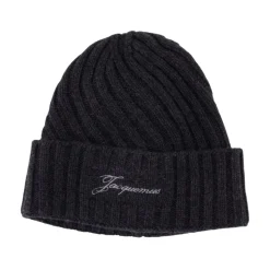 Cashmere Grey Beanie Hat