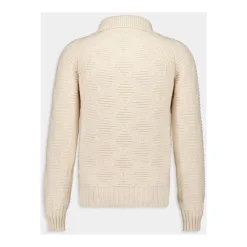 Cashmere Long Sleeve V-Neck Polo