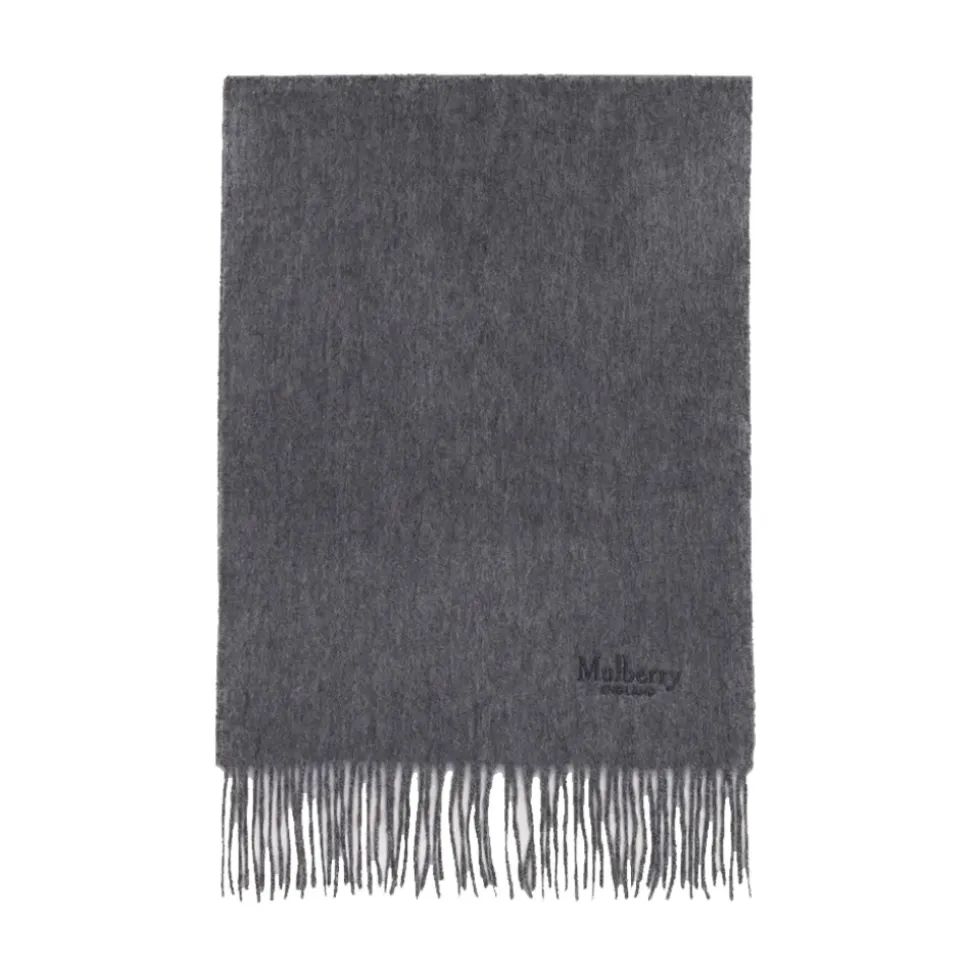 Cashmere Scarf, Grey Melange