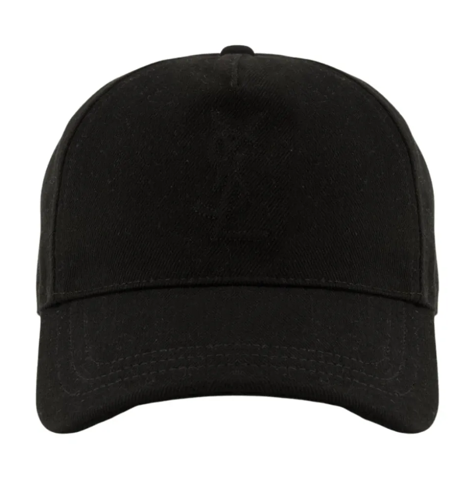 Casquette à logo en denim