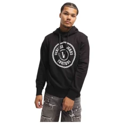 Chain Hoodie Men Black/White