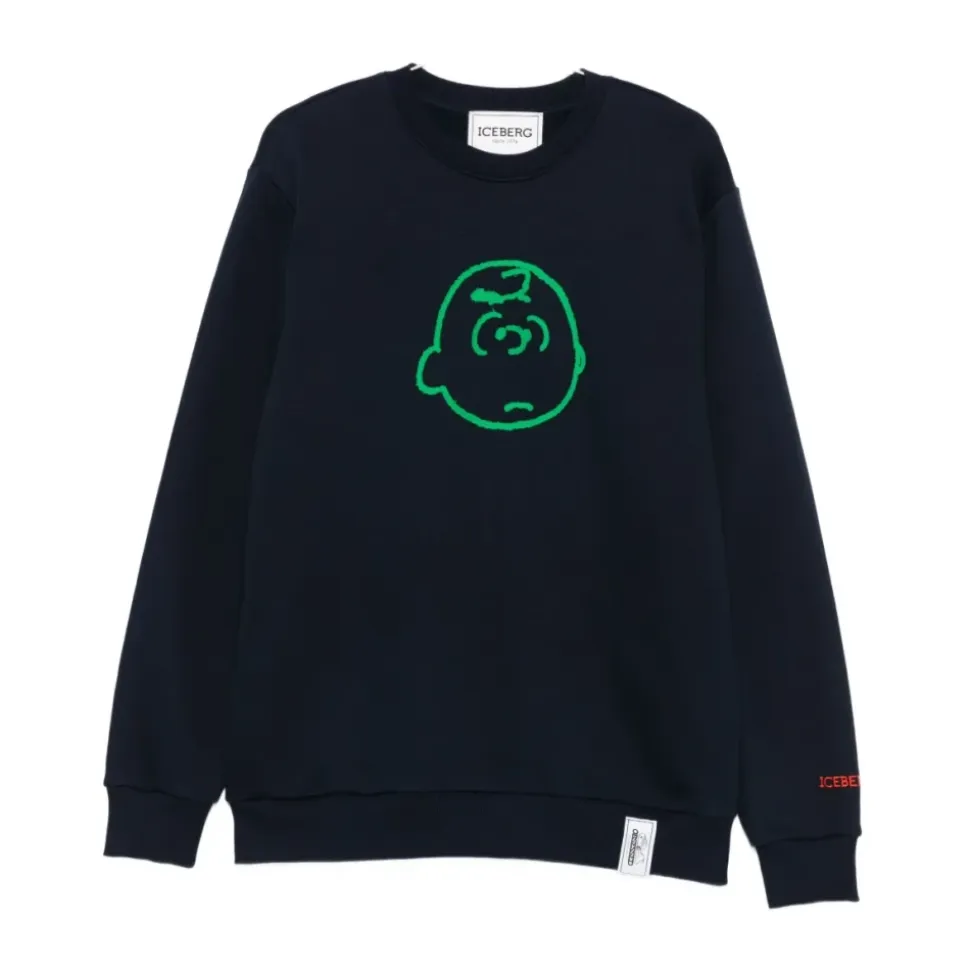 Charlie Brown Black Sweater