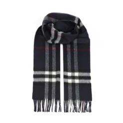 Check Cashmere Scarf