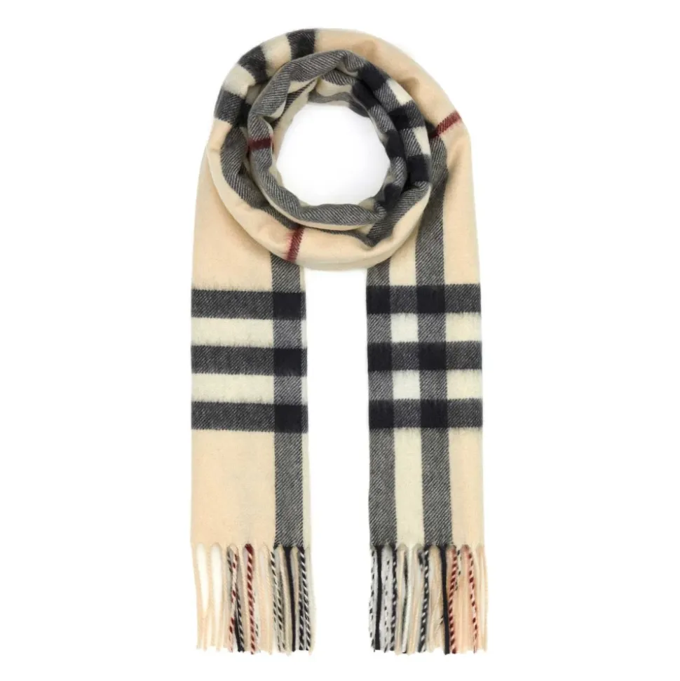 Check Cashmere Scarf