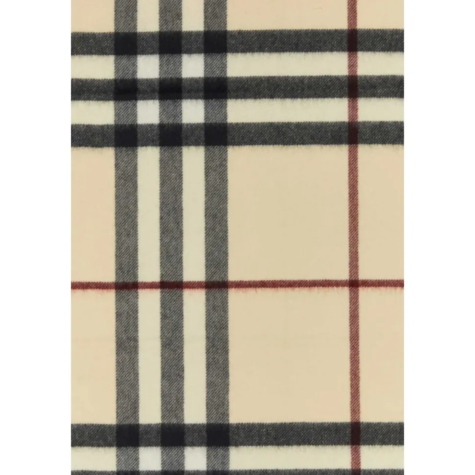 Check Cashmere Scarf