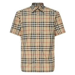 Checked Short-sleeved Shirt