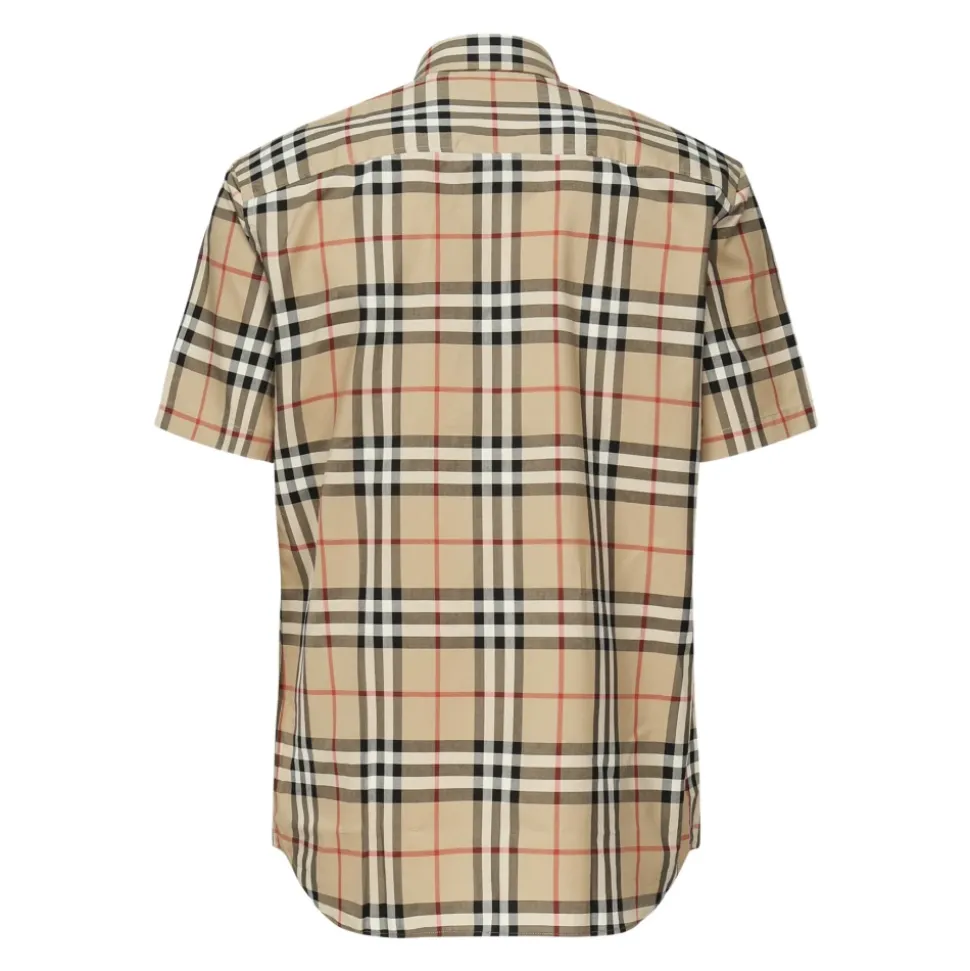 Checked Short-sleeved Shirt
