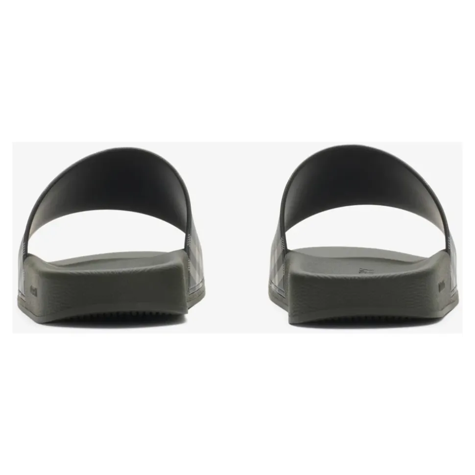 Checked Slip-on Slides