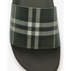 Checked Slip-on Slides