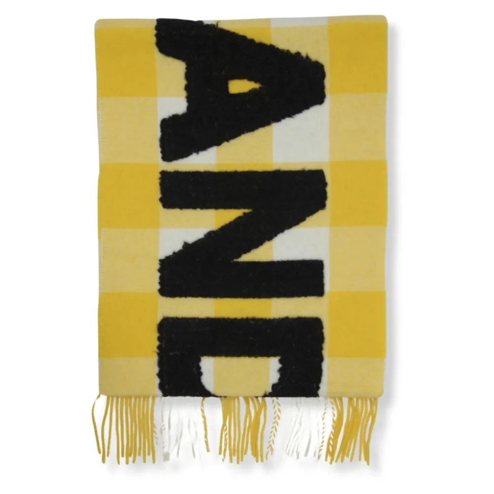 Checkered Logo Scarf