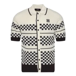 Checkered Mesh Shirt