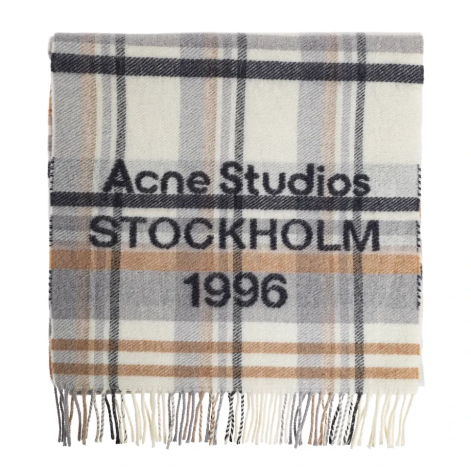 Check logo scarf - Wide