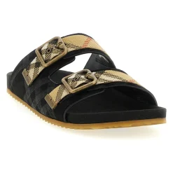 Check Suede Urchin Sandals