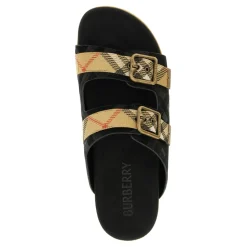 Check Suede Urchin Sandals