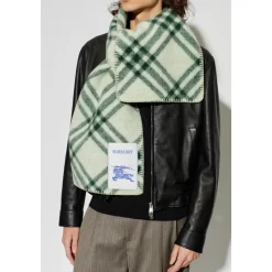 Check Wool Scarf