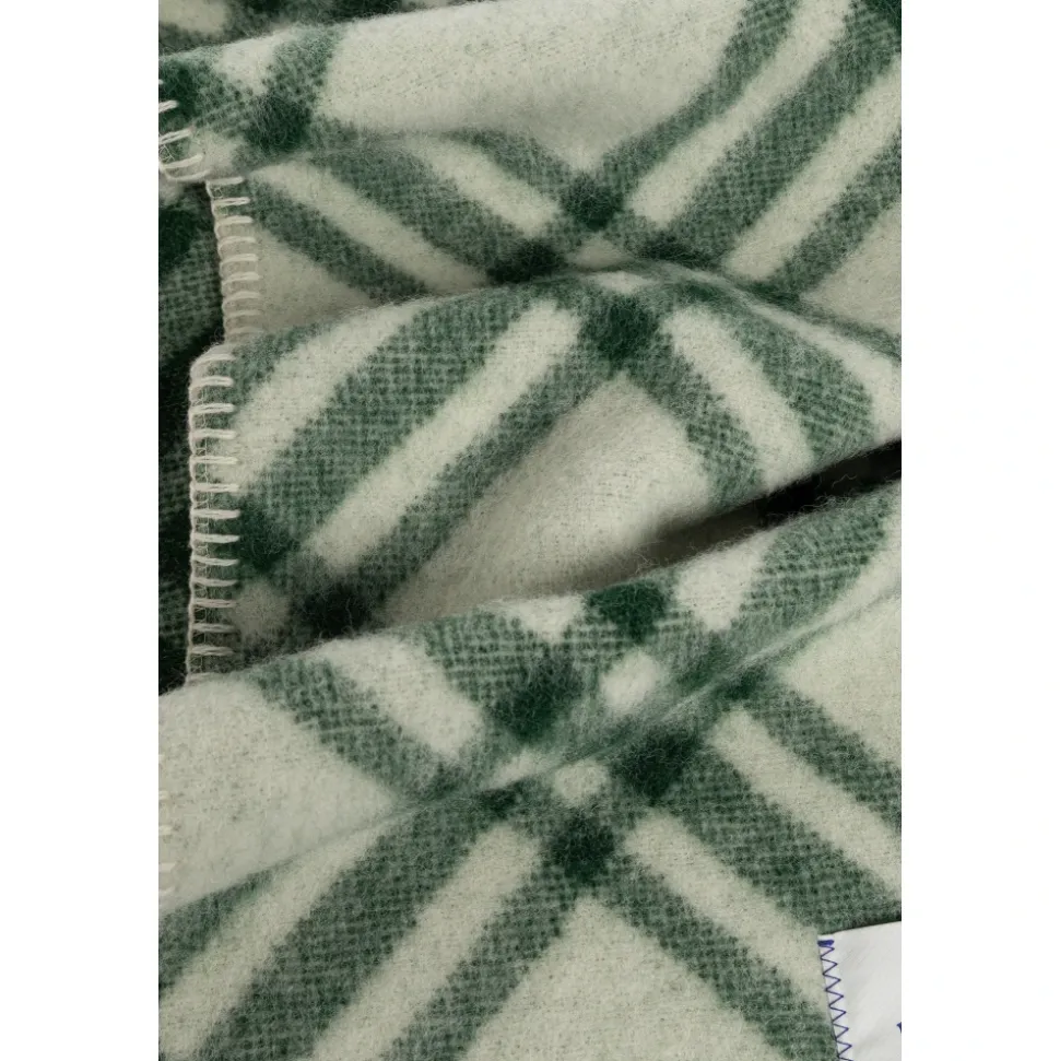 Check Wool Scarf