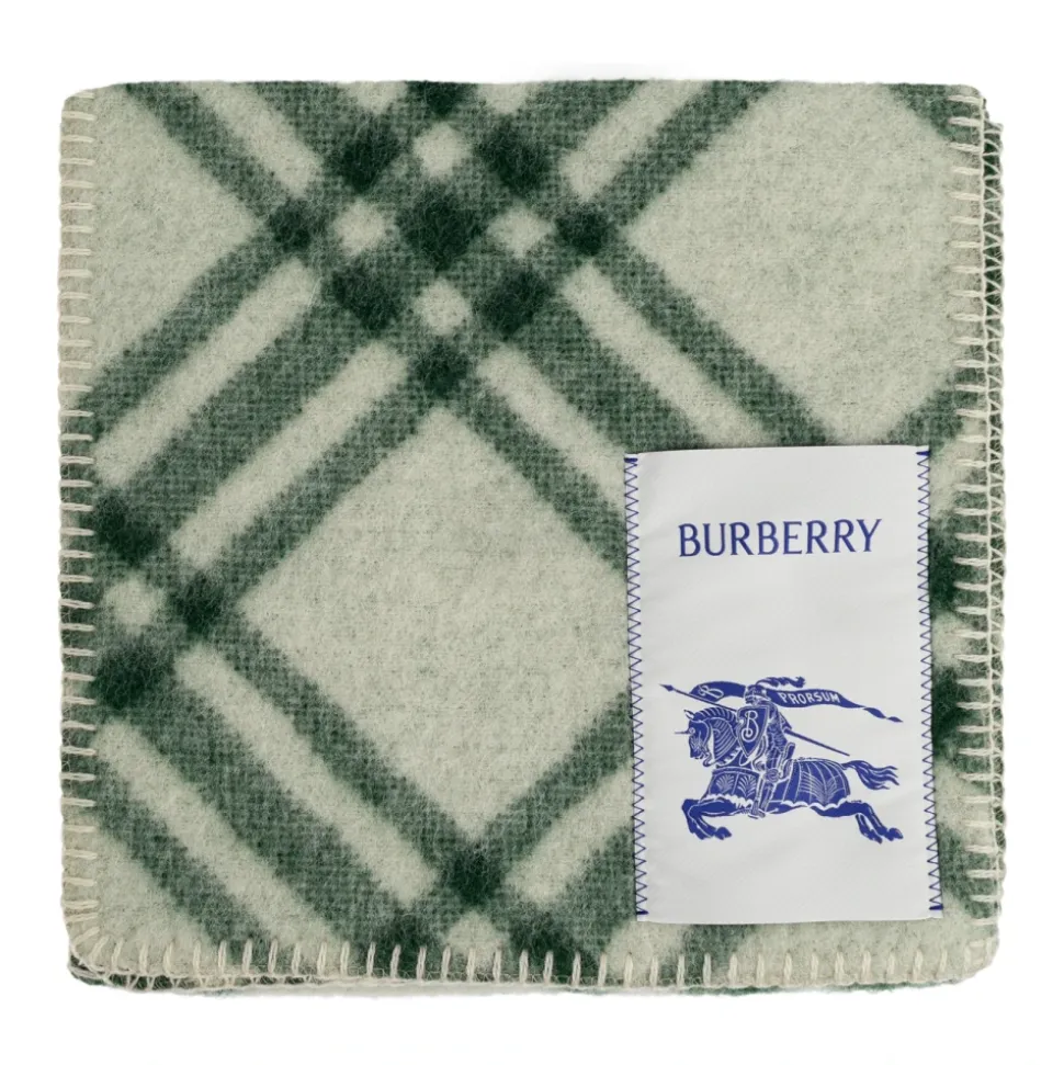 Check Wool Scarf