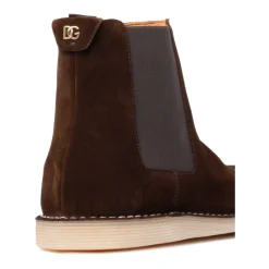 Chelsea Boots in Brown Suede