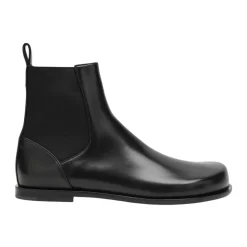 Chelsea Squared FF Leather Boots