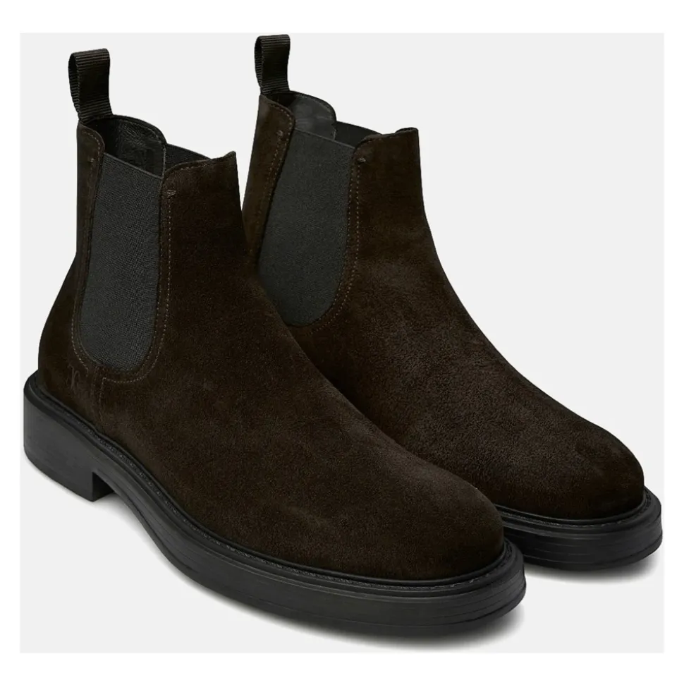 Chelsea Style Brown Suede Boots