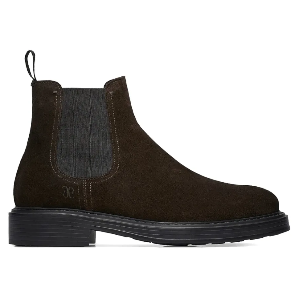 Chelsea Style Brown Suede Boots