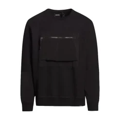 Chest Pocket Sweatshirt Ink Black
