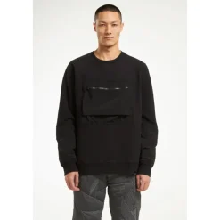 Chest Pocket Sweatshirt Ink Black