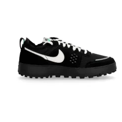 City Black Sneakers with Green Accents