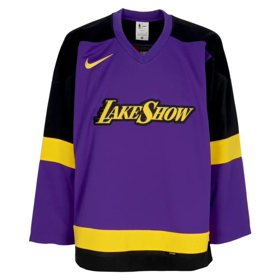 City Edition Lakers Hockey Jacket Purple/Black