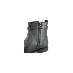 Classic Black Leather Ankle Boots