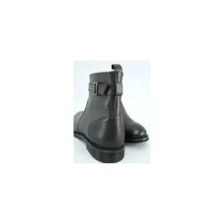 Classic Black Leather Ankle Boots