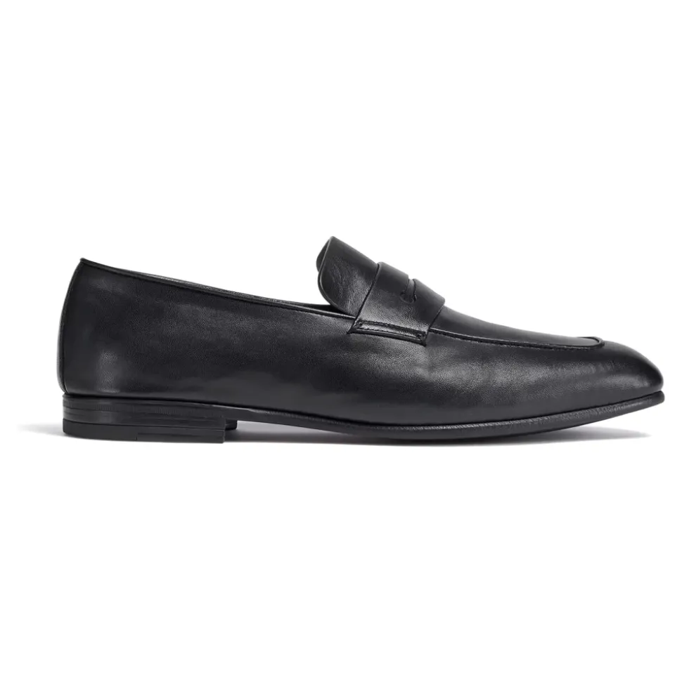 Classic Black Loafers