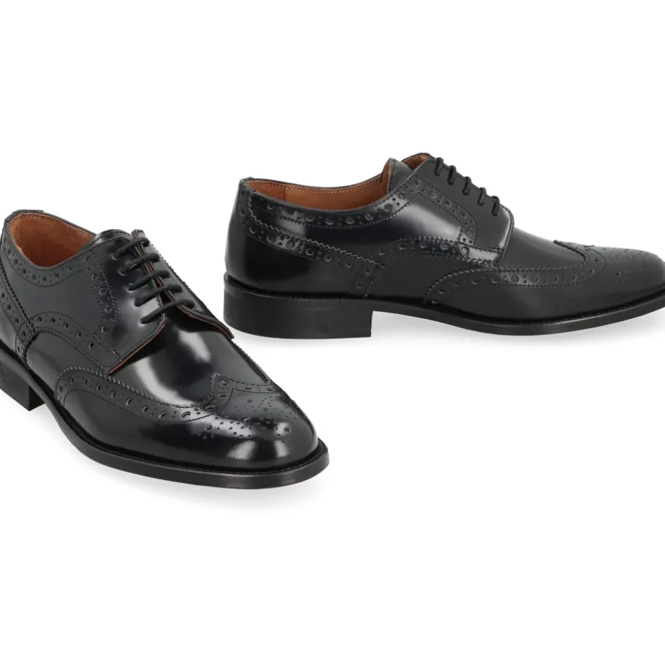 Classic Leather Brogue Lace-up Shoes