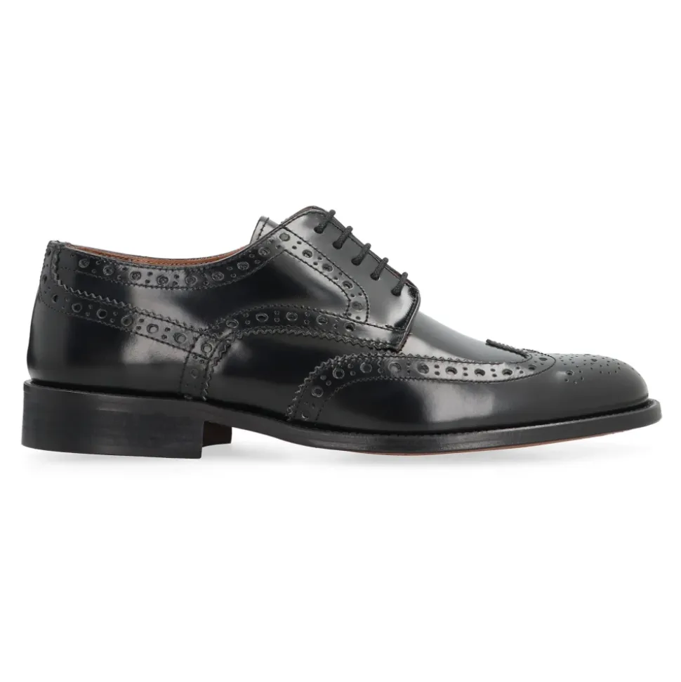 Classic Leather Brogue Lace-up Shoes