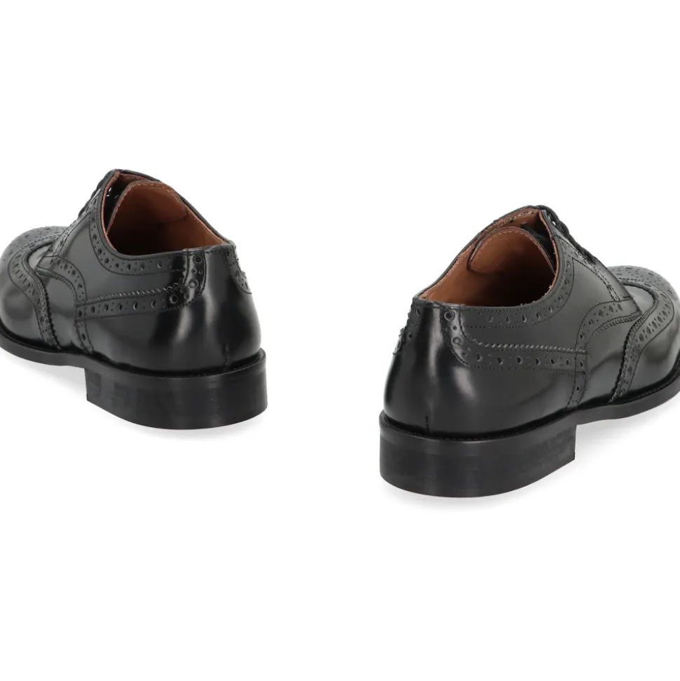 Classic Leather Brogue Lace-up Shoes