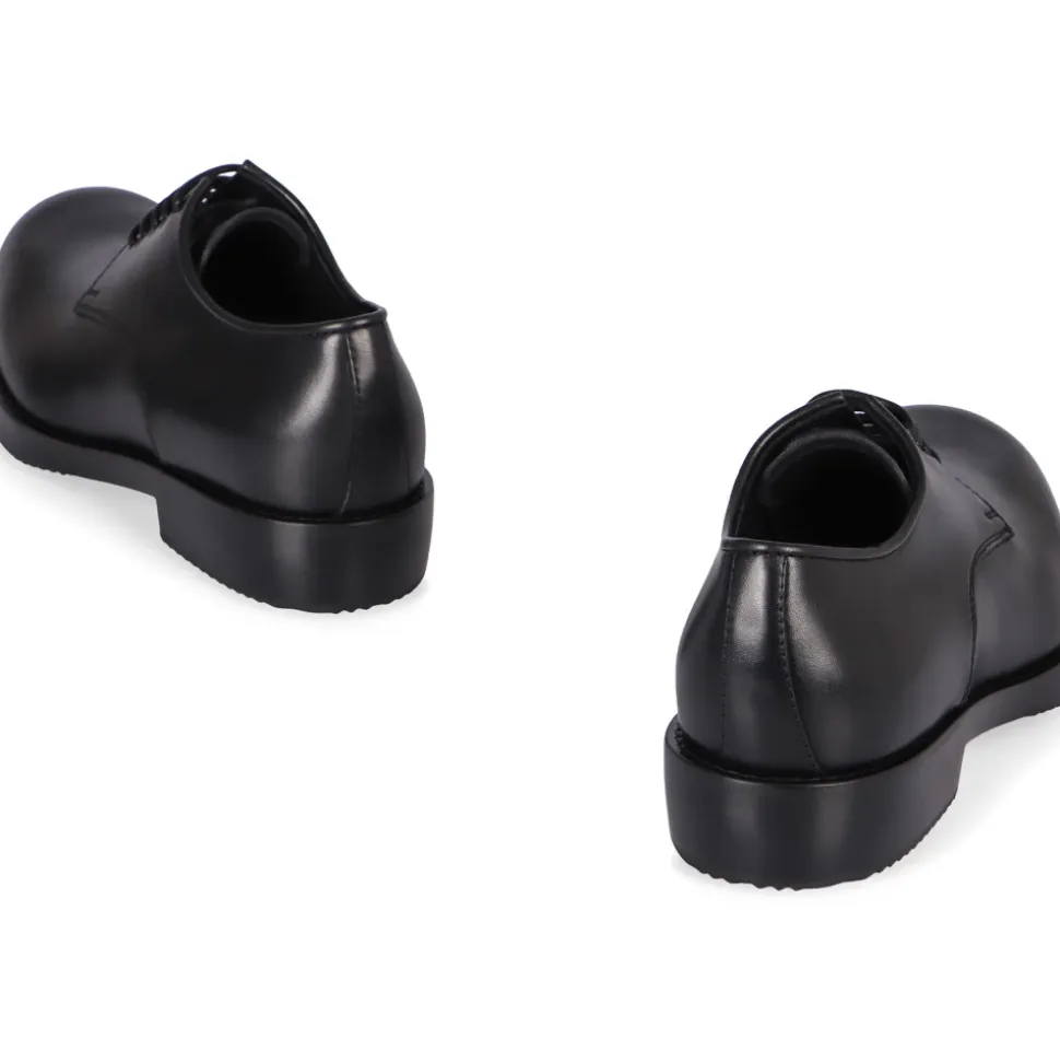 Classic Leather Lace-Up Shoes