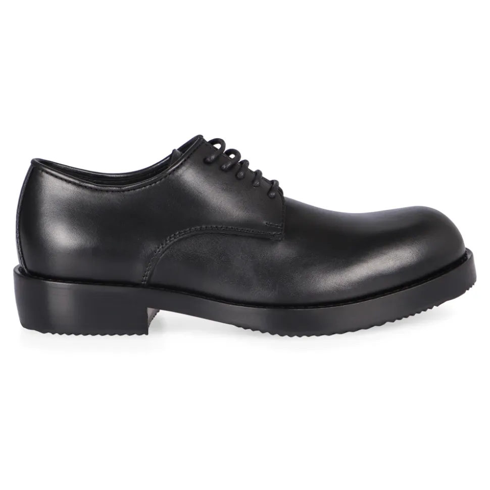 Classic Leather Lace-Up Shoes