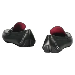 Classic Leather Loafers with Logo Detail