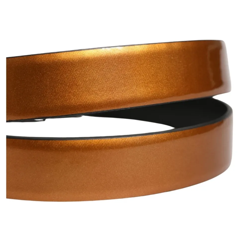 Classic Leather Metal Buckle Belt