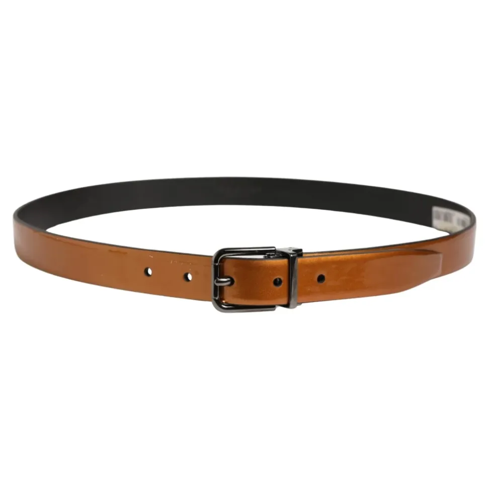 Classic Leather Metal Buckle Belt