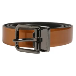 Classic Leather Metal Buckle Belt