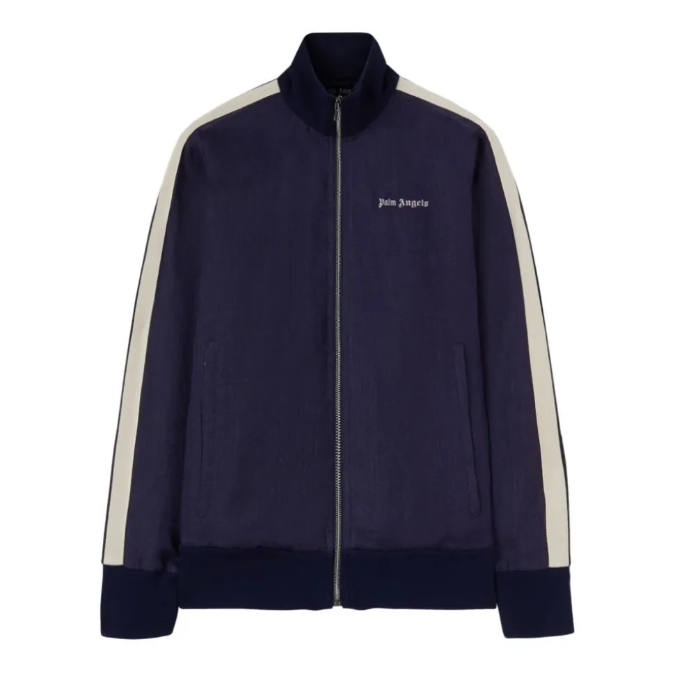 Classic Logo Linen Track Jacket