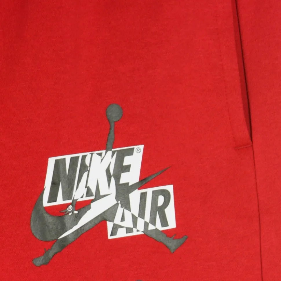 Classic Red Fleece Tracksuit Pants